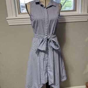 Size Small Who What Wear Pinstripe Dress